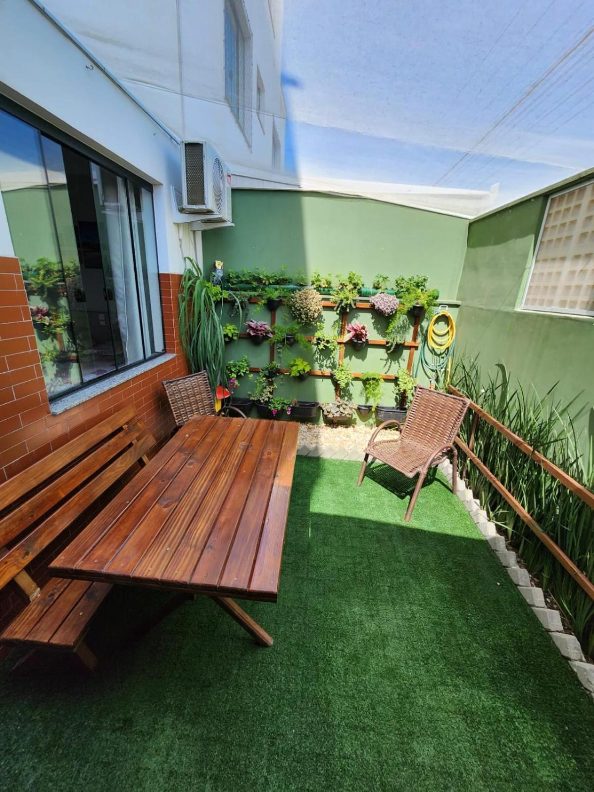 Apartamento Apartamento térreo com jardim gourmet Piçarras Exterior foto